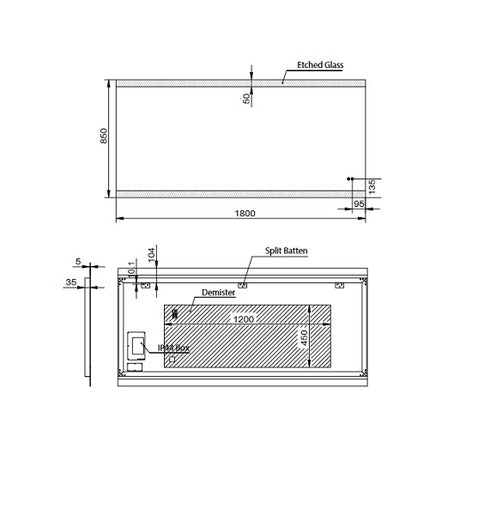 Remer Miro 1800mm Led Mirror